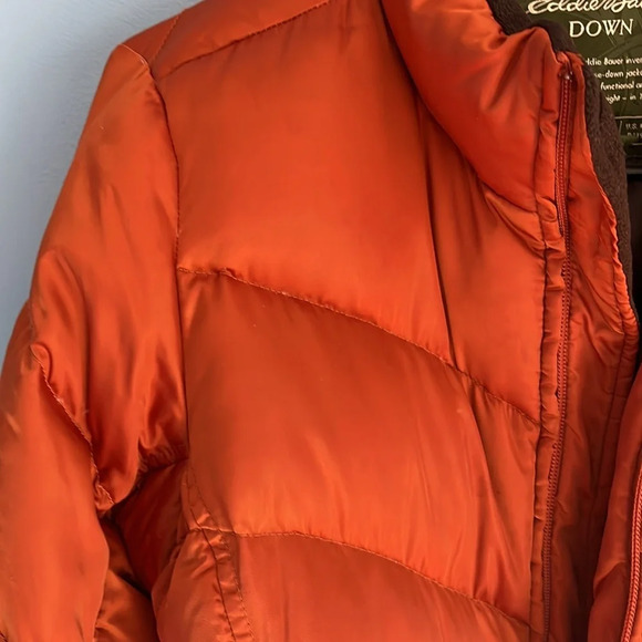 Eddie Bauer Quilted Goose Down Jacket Petite Medium - Picture 2 of 13